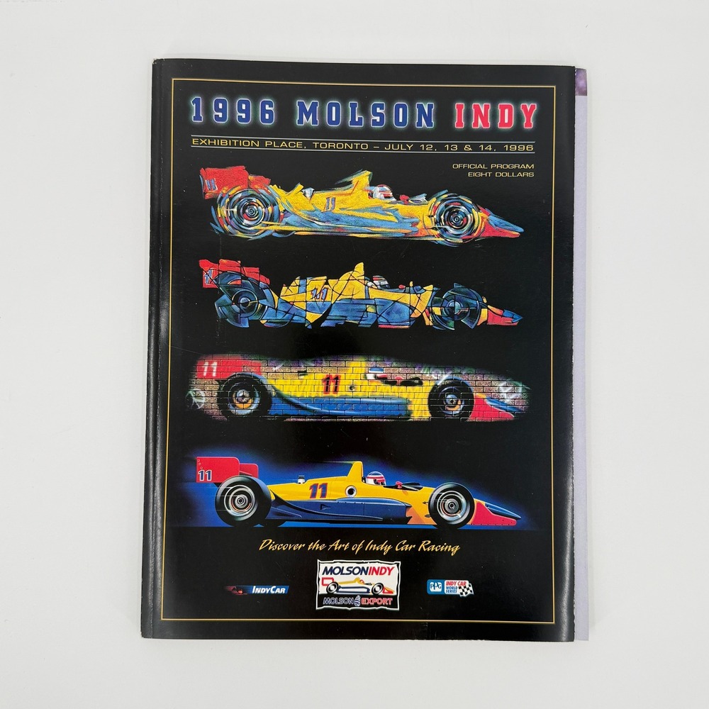 1996 Molson Indy Toronto Official Race Program CART IndyCar Greg Moore Andretti